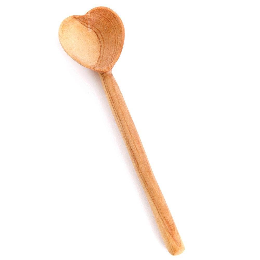 Alaya Heart Wooden Cooking Spoon - Carved Mango Wood Matr Boomie Fair Trade