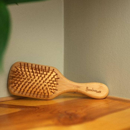 Bamboo Paddle Hairbrush - Kids Bamboo Switch