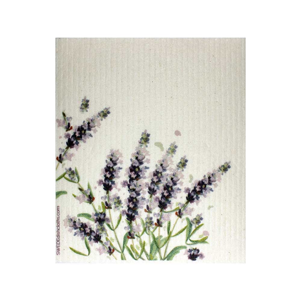 SWEDEdishcloths - Swedish Dishcloth Lavender Flowers Spongecloth SWEDEdishcloths