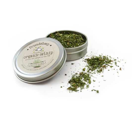 Organic Catnip Tin: Regular Tin Friendsheep