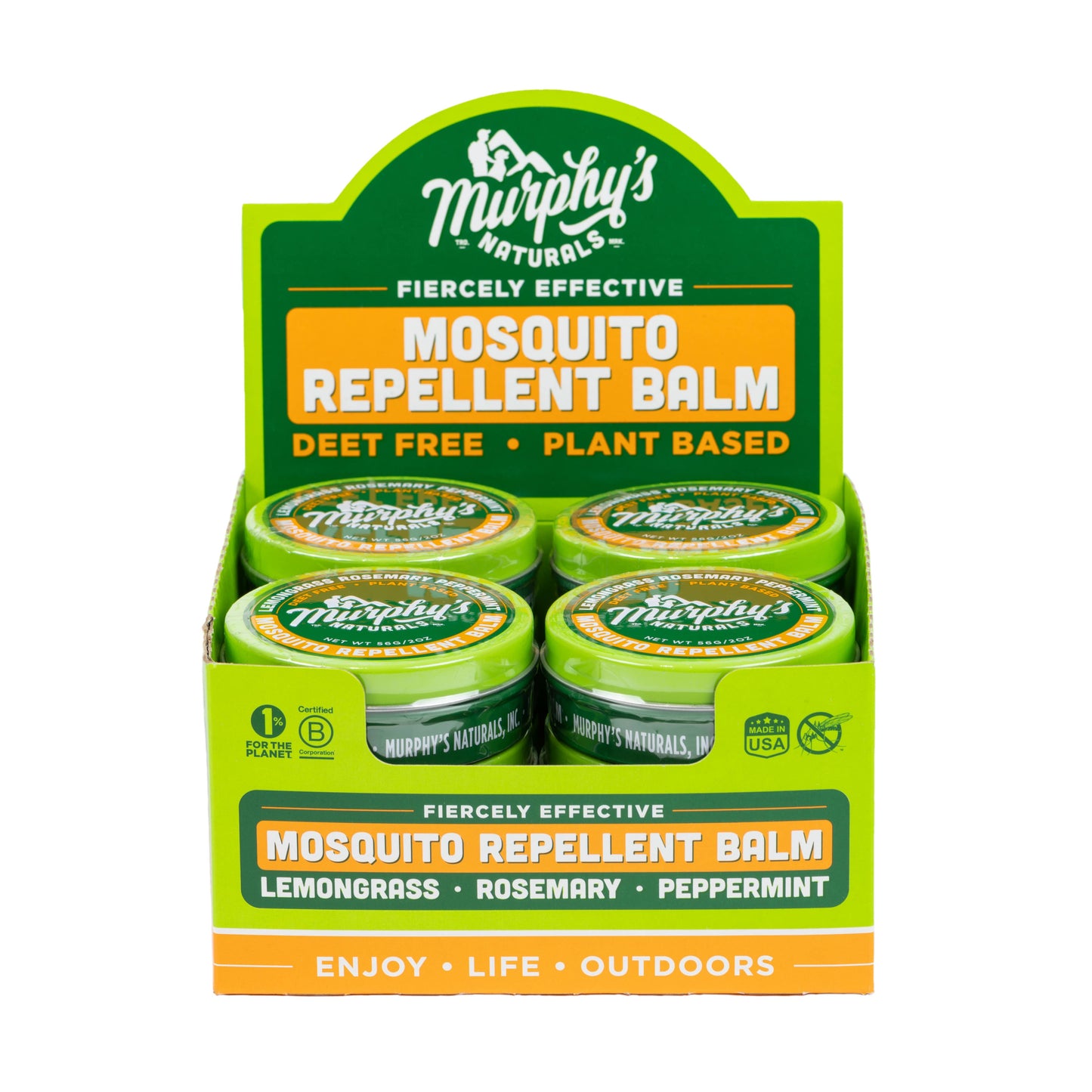 Murphy's Naturals - 2 oz Mosquito Repellent Balm in Table Top Display Murphy's Naturals