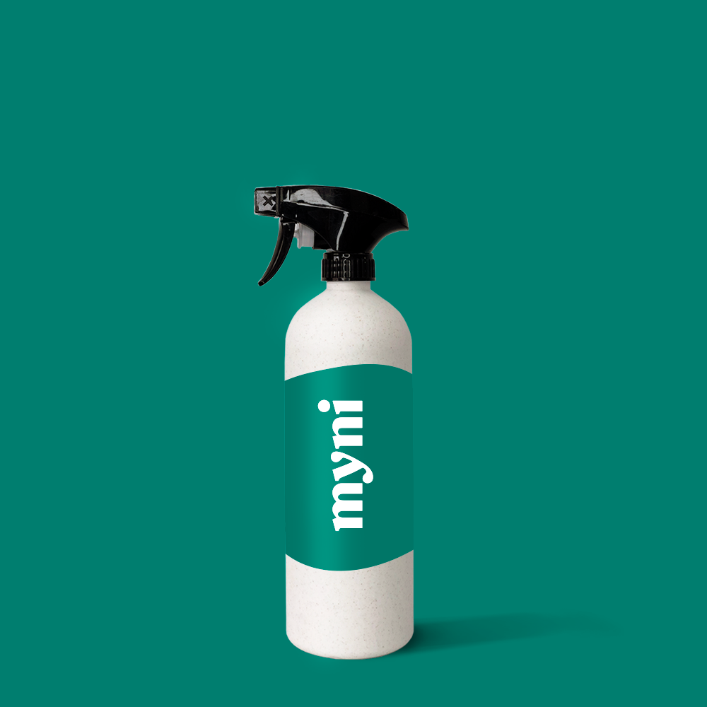 750ml wheatstraw spray bottle Green + Degreaser Tab Myni