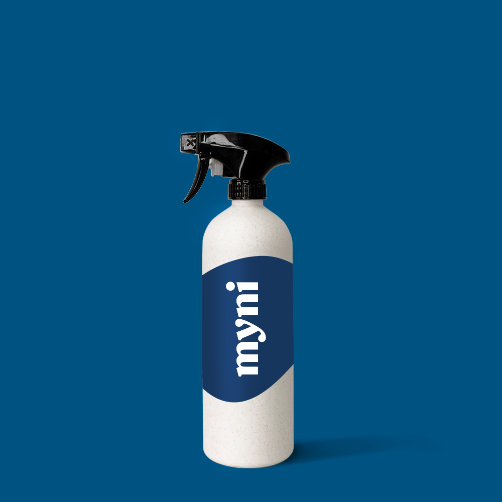 750ml wheatstraw spray bottle - Navy, + All purpose Cleaner Tab Myni