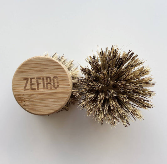 Dish Replacement Head: Bamboo and Palm Fiber Zefiro