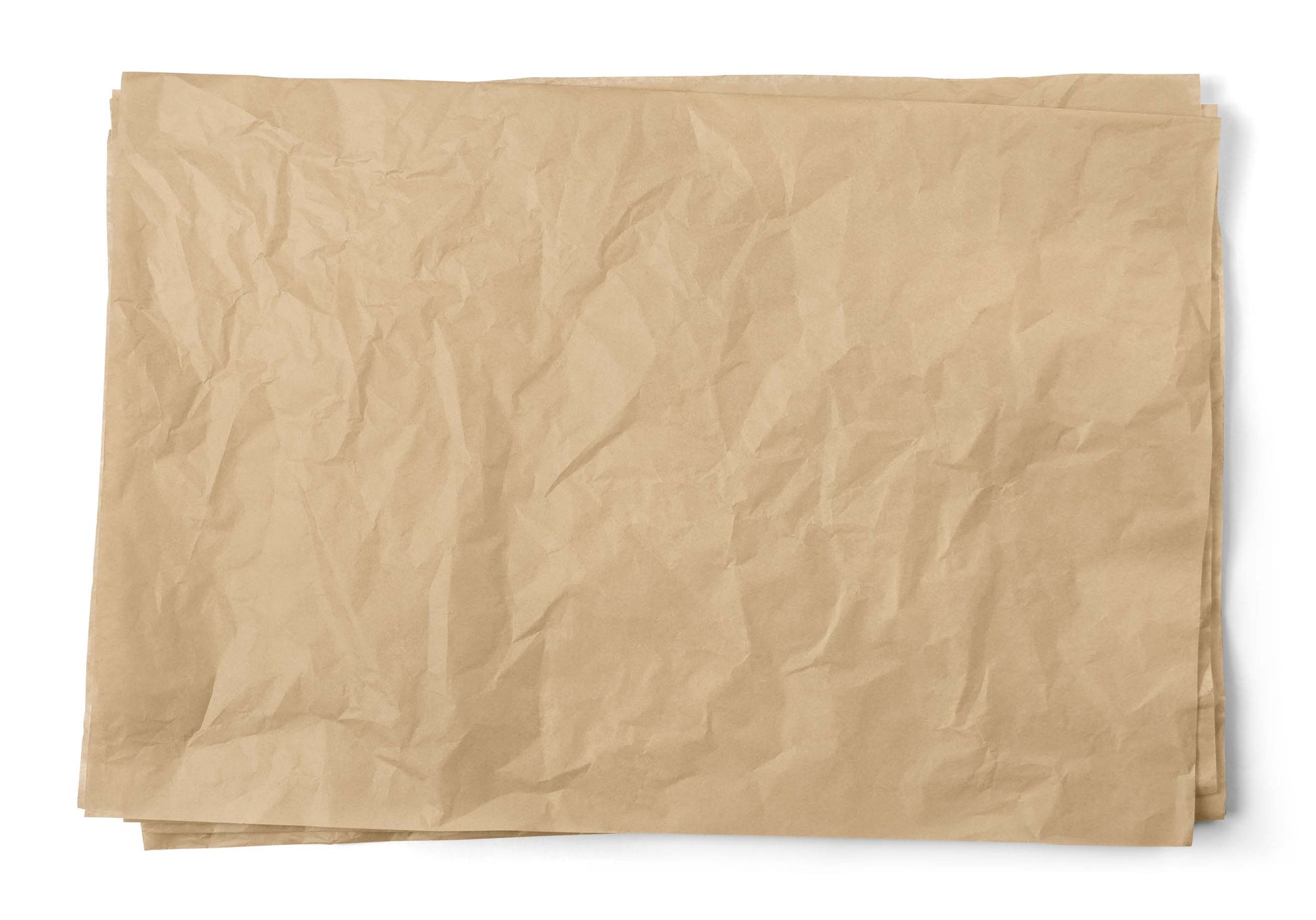 Kraft tissue paper, 15 RECYCLED tissue paper sheets 20” x 30” MADE