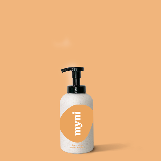 500 ml hand soap foaming bottle: Color Orange Myni