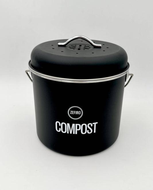 Zefiro - Compost Bin  0.8 Gallons - Black Zefiro