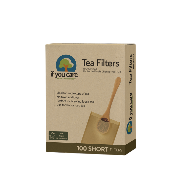 If You Care - Fsc Certified Unbleached Tea Filters Short With Display Unit If You Care