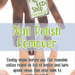 Nail Polish Remover: Glass Bottle My Eco Shop