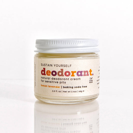 Sustain Yourself - lemon lavender deodorant cream Sustain Yourself