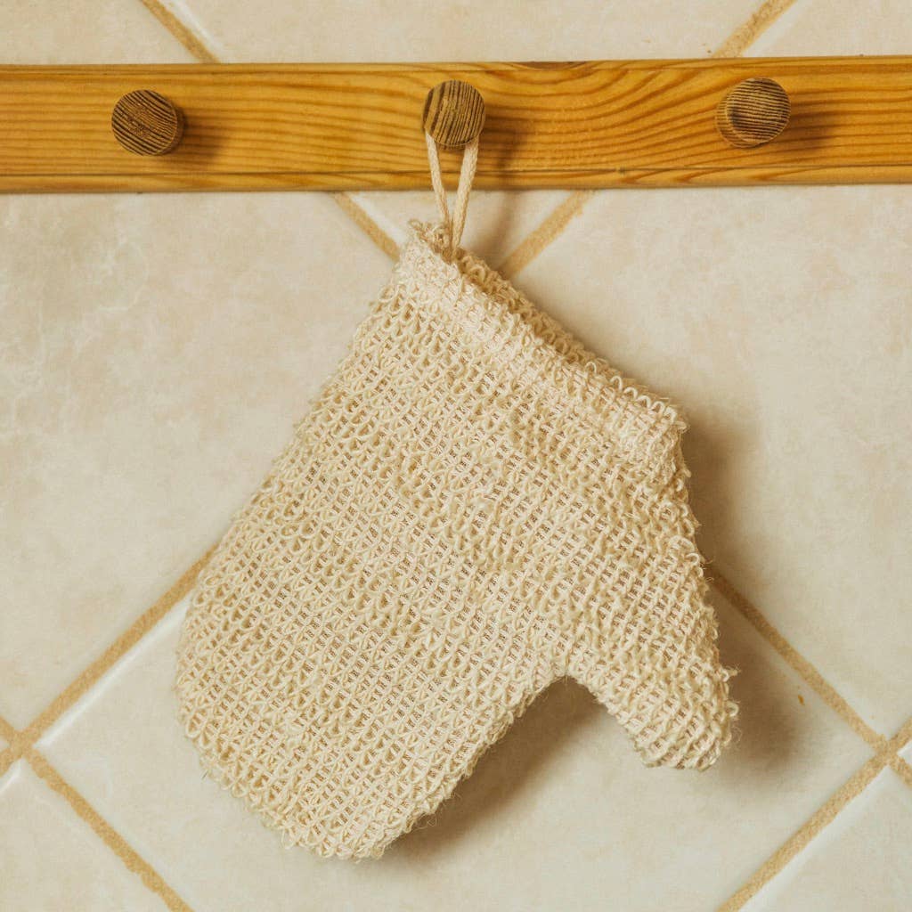 Sisal Exfoliating Shower Glove Bamboo Switch