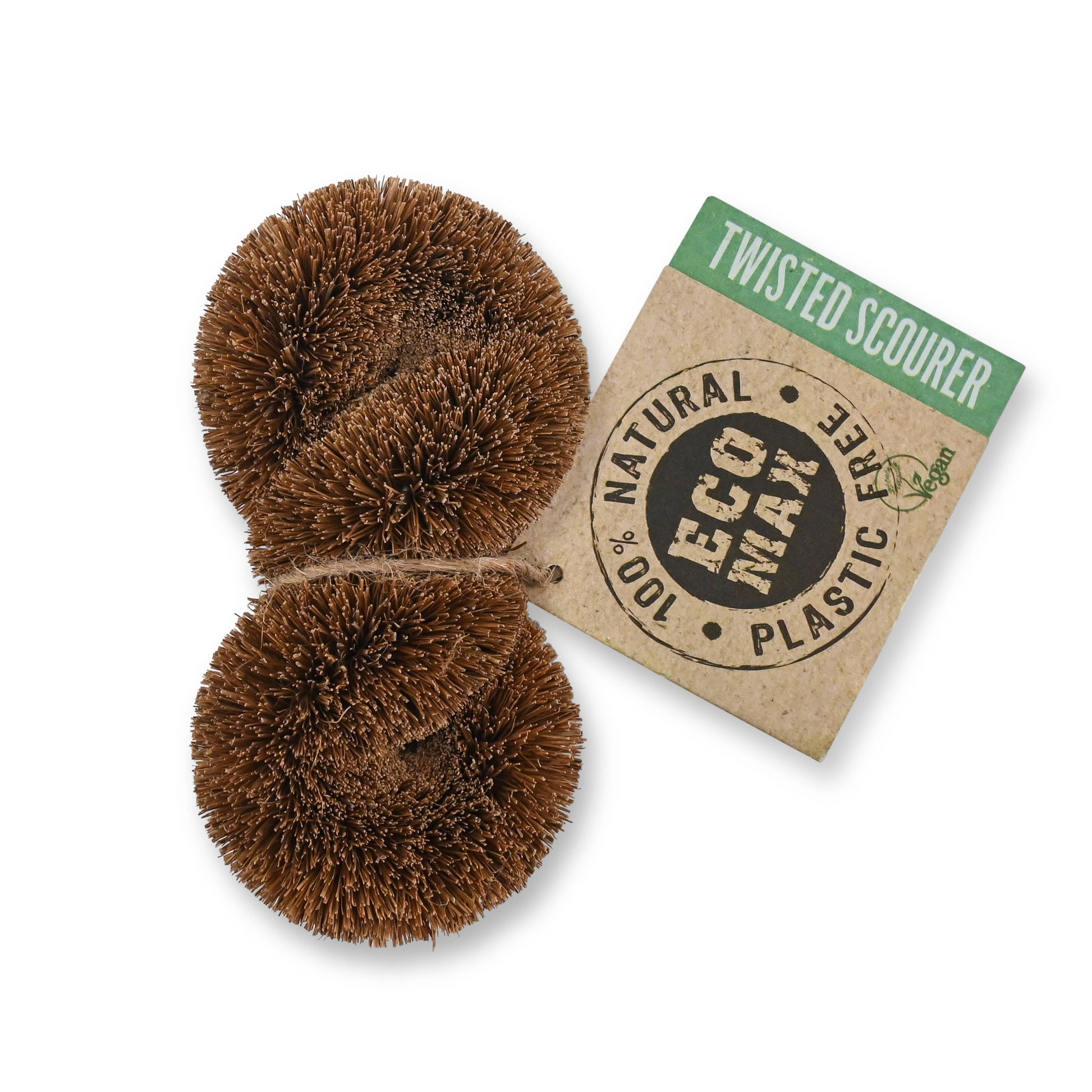 Twisted Scourer - 100% Natural Coconut Fiber Ethical Global