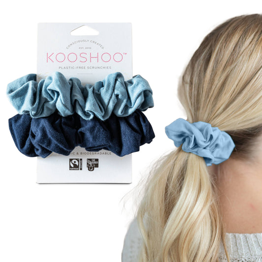 KOOSHOO - Plastic-free Scrunchies - Evening Sky KOOSHOO