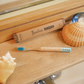 Bamboo Kids Toothbrush - Eco-Friendly Soft Bristles with Biodegradable Handle Bamboo Switch