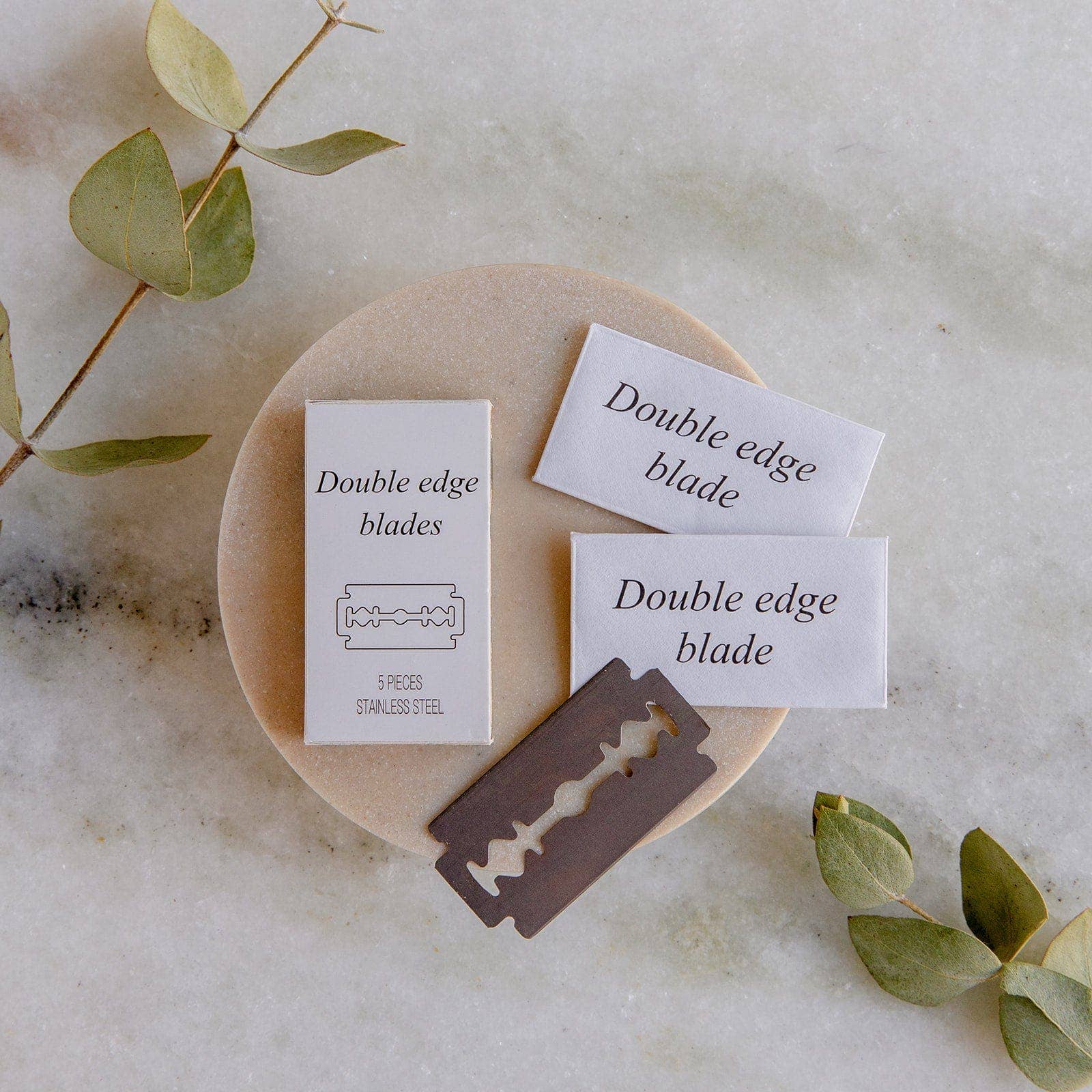 Safety Razor Replacement Blades - 5 Blades – Evergreen Collective