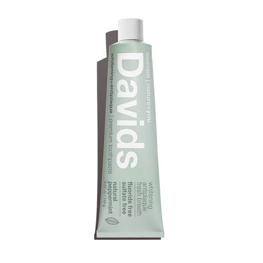 Davids Natural Toothpaste - Davids premium toothpaste  /  peppermint Davids Natural Toothpaste